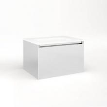 Robern VM24H2D18F19N - Cartesian Vanity, 24'' x 15'' x 18'', Satin White, Full Drawer, No N