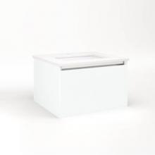 Robern VM24H2D21F26N - Cartesian Vanity, 24'' x 15'' x 21'', Matte White, Full Drawer, No N