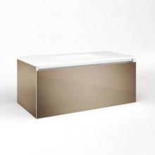 Robern VM36H2D18F12N - Cartesian Vanity, 36'' x 15'' x 18'', Satin Bronze, Full Drawer, No