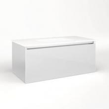 Robern VM36H2D18F19N - Cartesian Vanity, 36'' x 15'' x 18'', Satin White, Full Drawer, No N