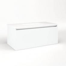 Robern VM36H2D18F26N - Cartesian Vanity, 36'' x 15'' x 18'', Matte White, Full Drawer, No N