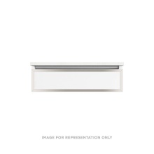 Robern VP30H1D18T26N77 - Profiles Framed Vanity, 30'' x 7-1/2'' x 18'', Matte White, Polished