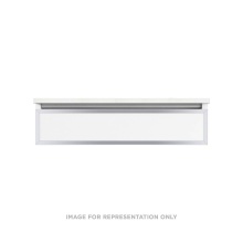 Robern VP36H1D18P27N76 - Profiles Framed Vanity, 36'' x 7-1/2'' x 18'', Matte Gray, Chrome Fr