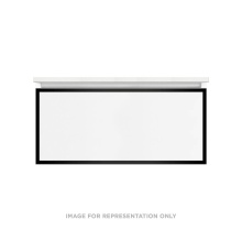 Robern VP36H2D18F19N83 - Profiles Framed Vanity, 36'' x 15'' x 18'', Satin White, Matte Black
