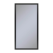 Robern PC1630D4TLE83 - Profiles Framed Cabinet, 16'' x 30'' x 4'', Matte Black, Electrical