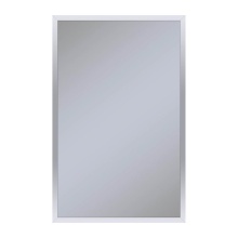 Robern PC2030D6TLE76 - Profiles Framed Cabinet, 20'' x 30'' x 6'', Chrome, Electrical Outle