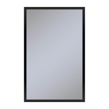 Robern PC2030D6TLE83 - Profiles Framed Cabinet, 20'' x 30'' x 6'', Matte Black, Electrical