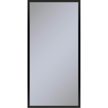 Robern PC2040D6TLE83 - Profiles Framed Cabinet, 20'' x 40'' x 6'', Matte Black, Electrical