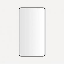 Robern CM2444RC83 - MIRROR, ROUND CORNER METAL 2444, MAT BLK