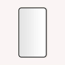 Robern CC2034D4RC83TU - CAB, ROUND CORNR MTL 2034D4, MA BLK, ELE