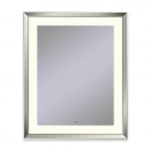 Robern YM2733RPCMD3K77 - Sculpt Lighted Mirror, 27'' x 33'' x 2-5/16'', Chamfer Museum Frame,