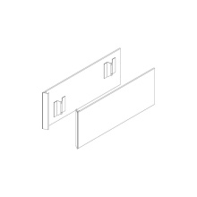 Robern VM2SKH1D18-19 - Cartesian and Profiles Side Kit, 7-1/2'' H x 18'' D, Pair Side Kits, Satin Whi