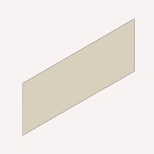 Robern VM1SKH1D21-16 - CART SIDE KIT SINGLE, H7.5,D21,MA SAND