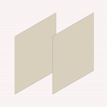 Robern VM2SKH3D21-16 - CART SIDE KIT PAIR, H22.5,D21,MA SAND