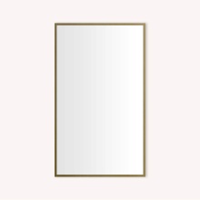 Robern CC2440D4TF87SC - CAB, THIN FRAME METAL 2440D4, AGED BRASS