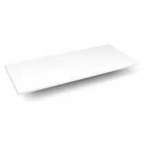 Robern TE43G93 - Engineered Stone Vanity Top, 43'' x 19'' x 3/4'', Dry Top, White Zeu