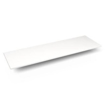 Robern TE61G93 - Engineered Stone Vanity Top, 61'' x 19'' x 3/4'', Dry Top, White Zeu