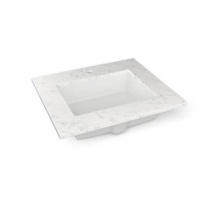 Robern TF25UCO94-1 - Engineered Stone Vanity Top, 25'' x 22'' x 3/4'', Center Undercounte