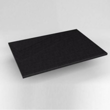 Robern TF31G90 - Engineered Stone Vanity Top, 31'' x 22'' x 3/4'', Dry Top, Lava Blac