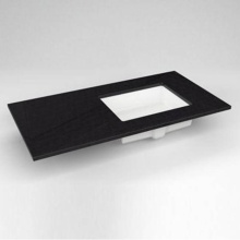 Robern TF43URO90-1 - Engineered Stone Vanity Top, 43'' x 22'' x 3/4'', Right Offset Under