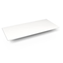 Robern TF49G93 - Engineered Stone Vanity Top, 49'' x 22'' x 3/4'', Dry Top, White Zeu