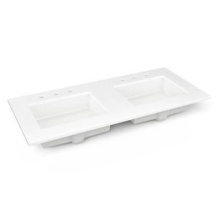 Robern TF49UDO92-8D1 - Engineered Stone Vanity Top, 49'' x 22'' x 3/4'', Double Undercounte