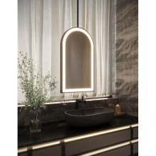 Robern YM2033APPFN3H83 - HANGING MIRROR, ARCH, PERIMETER, MA BLK