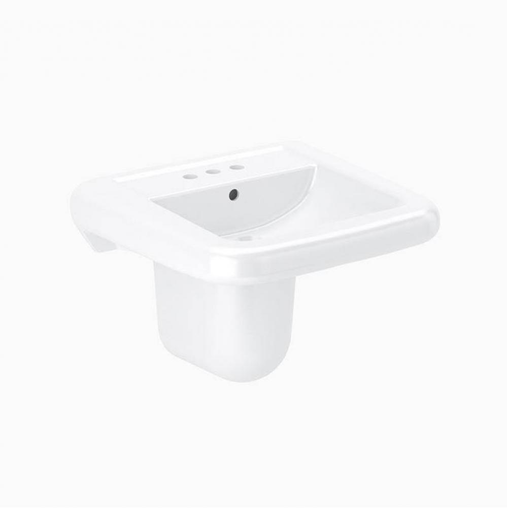 SS3865-STG WH SINK 21 x 20 8'' C'SET