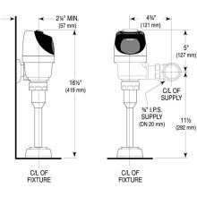 Sloan 3250310 - SL-G2-8186-0.5-PVDBN Non-Returnable/Non-Cancelable