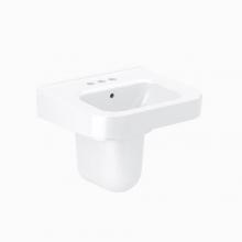 Sloan 3873006 - SS3006 WH LEDGEBACK LAV 4'' CSET