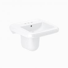 Sloan 3873875 - SS3865-STG WH SINK 21 x 20 8'' C'SET