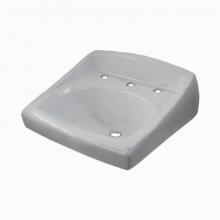 Sloan 3873803 - SS3803 WALL HUNG SINK W/BK SPL 8'' C'SET