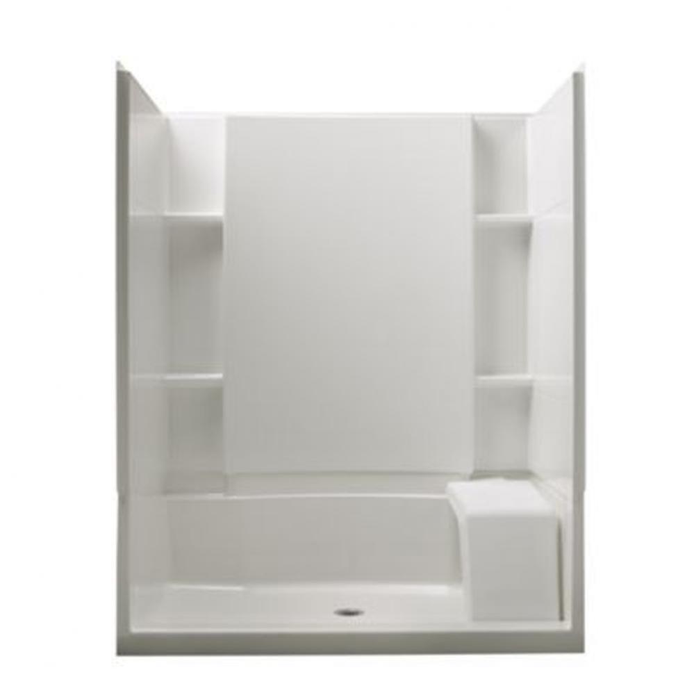 Accord® 60-1/4'' x 36'' x 74-1/2'' seated shower stall with Agi