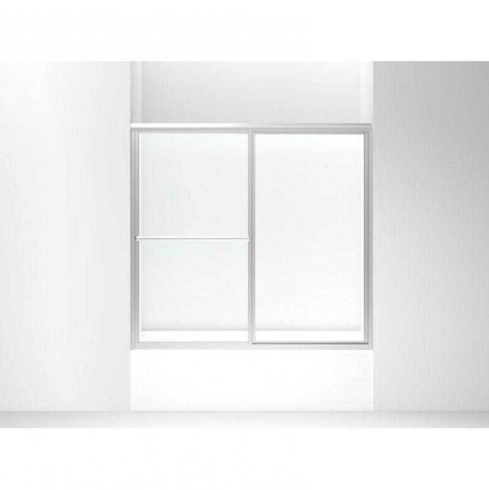 Deluxe Sliding bath door, 56-1/4'' H x 54-3/8'' - 59-3/8'' W with 1/