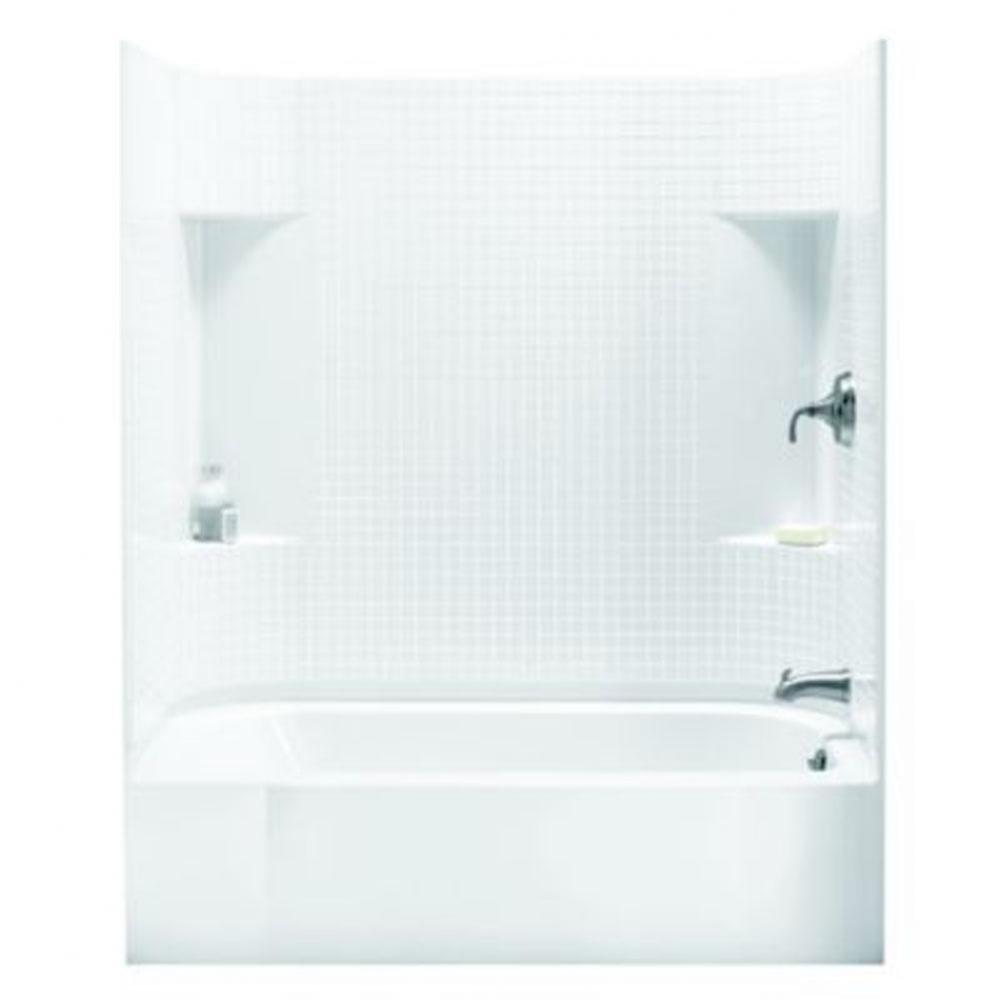Accord® 60-1/4'' x 30'' bath/shower with right-hand above-floor drain