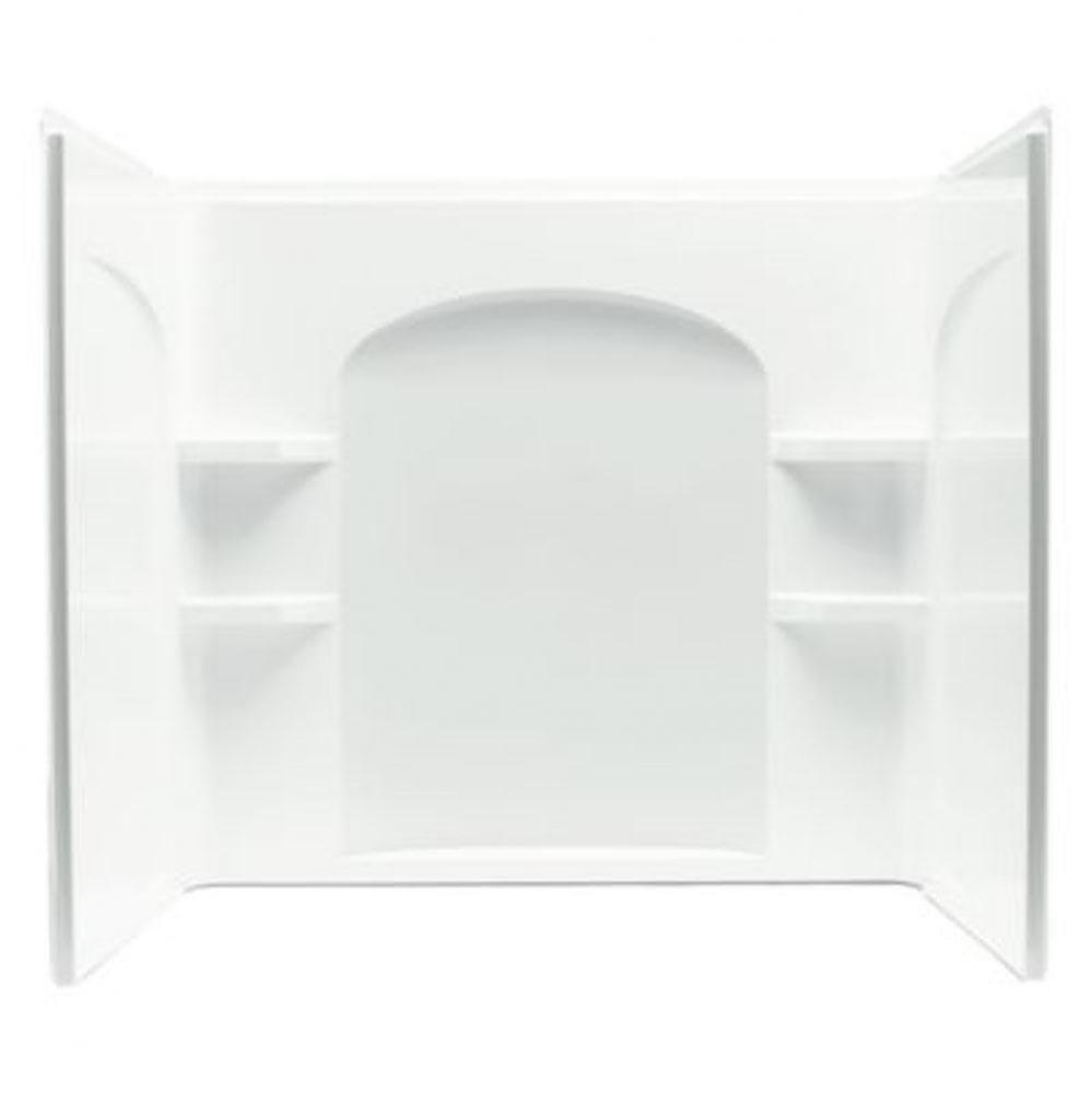 Ensemble™ 60'' x 33-1/4'' curve wall set with Aging in Place backerboards