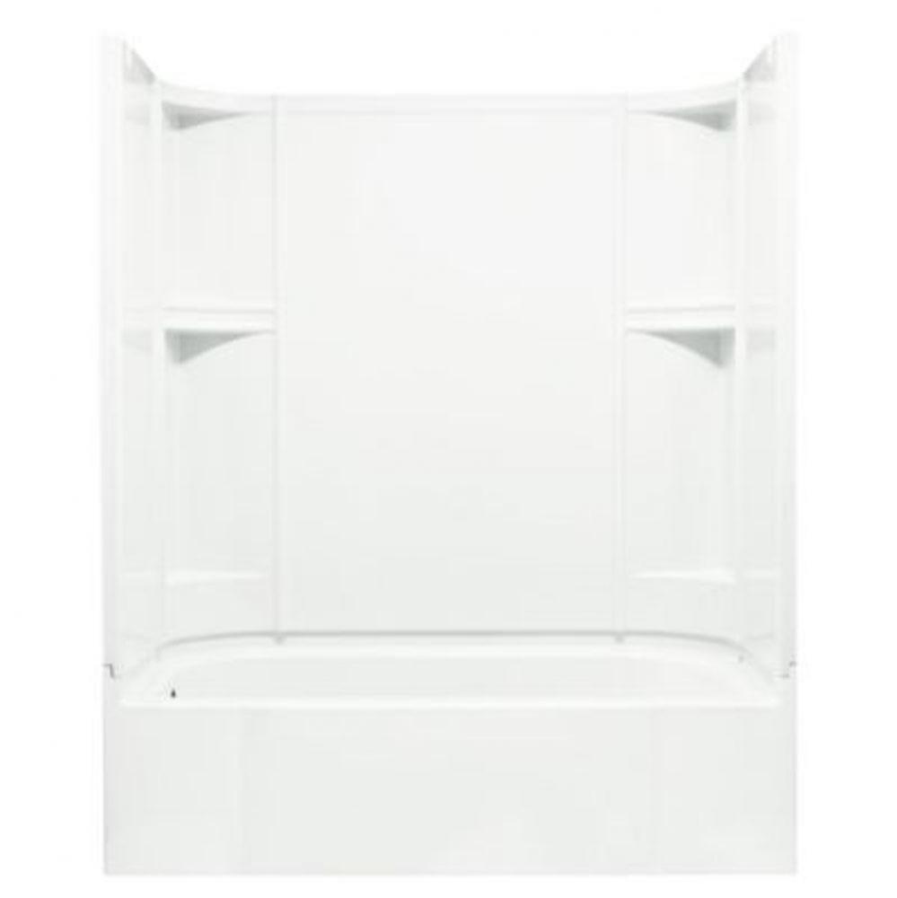 Accord® 60-1/4'' x 30'' bath/shower with left-hand above-floor drain