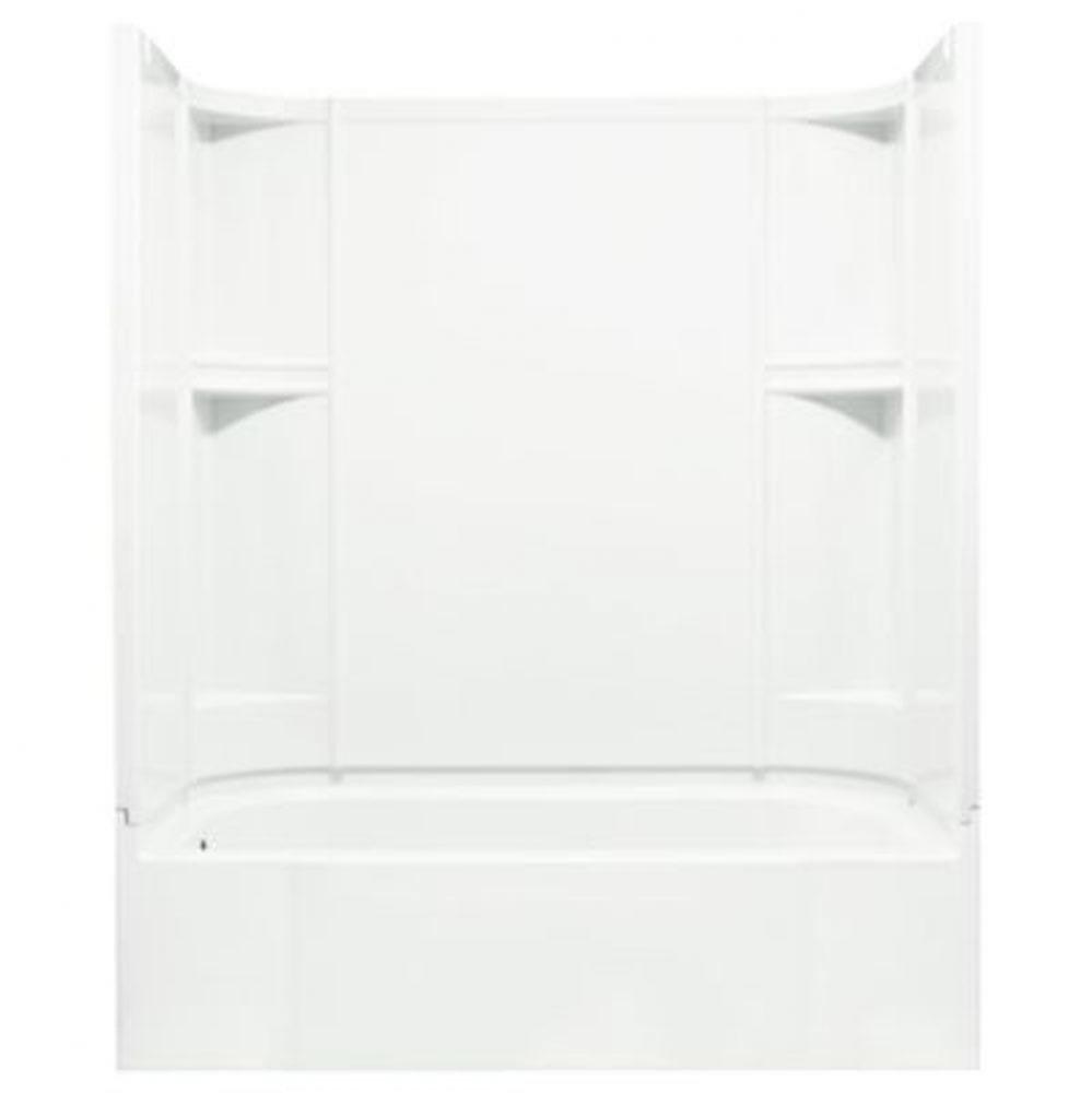 Accord® 60-1/4'' x 30'' smooth bath/shower with Aging in Place backerboar