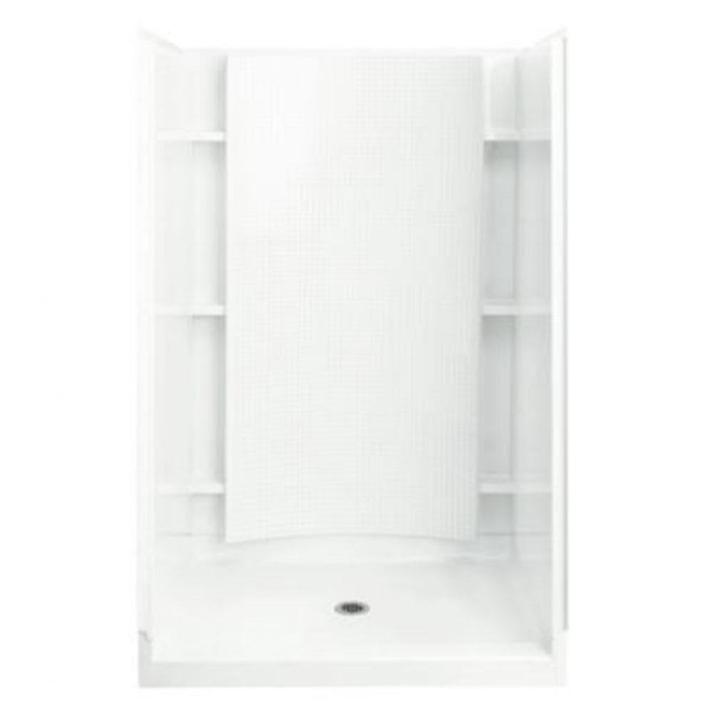 Accord® 48'' x 72-1/4'' shower back wall with Aging in Place backerboards