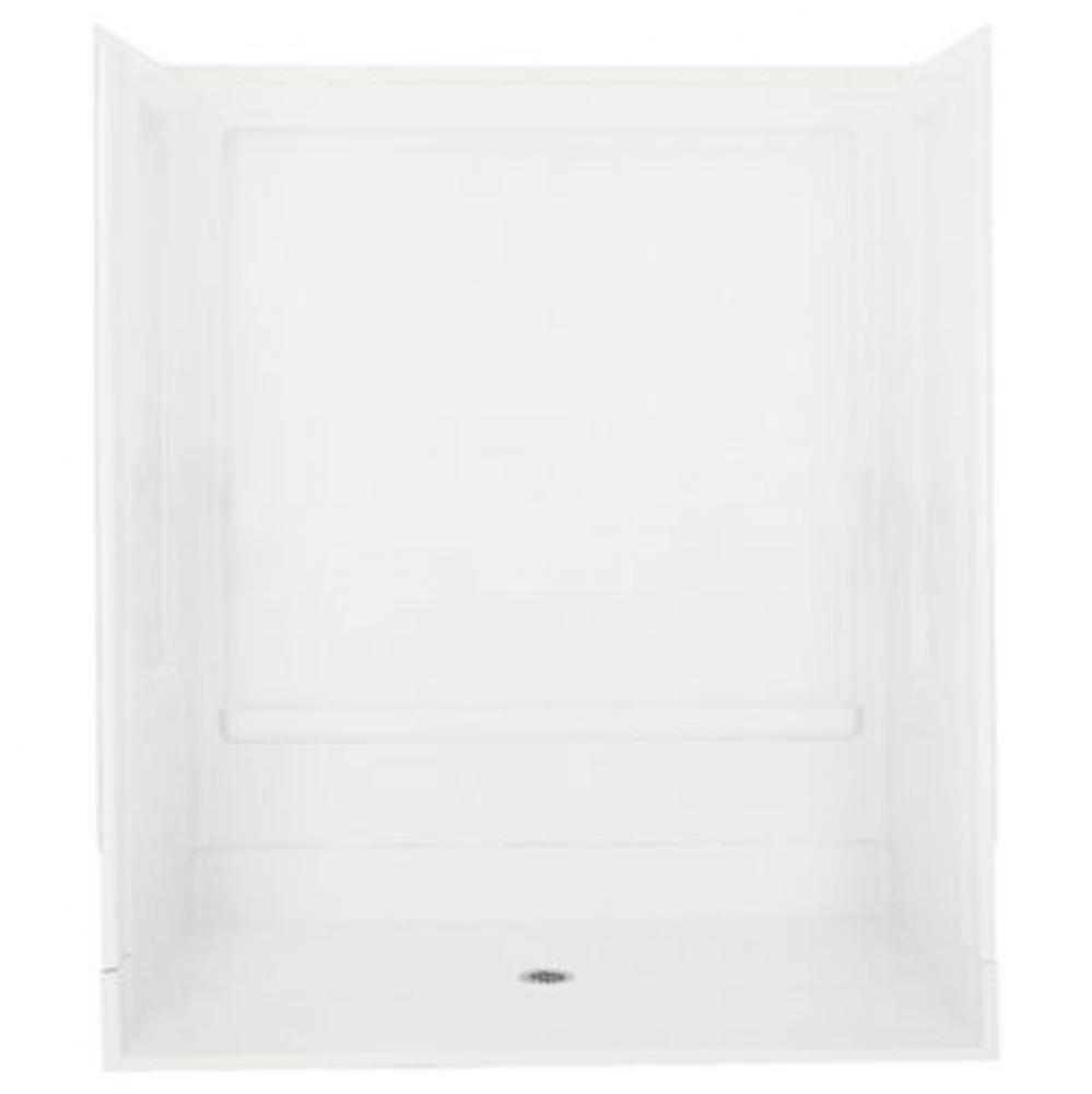 OC-S-63 63-1/2'' x 39-3/8'' shower stall with Aging in Place backerboards