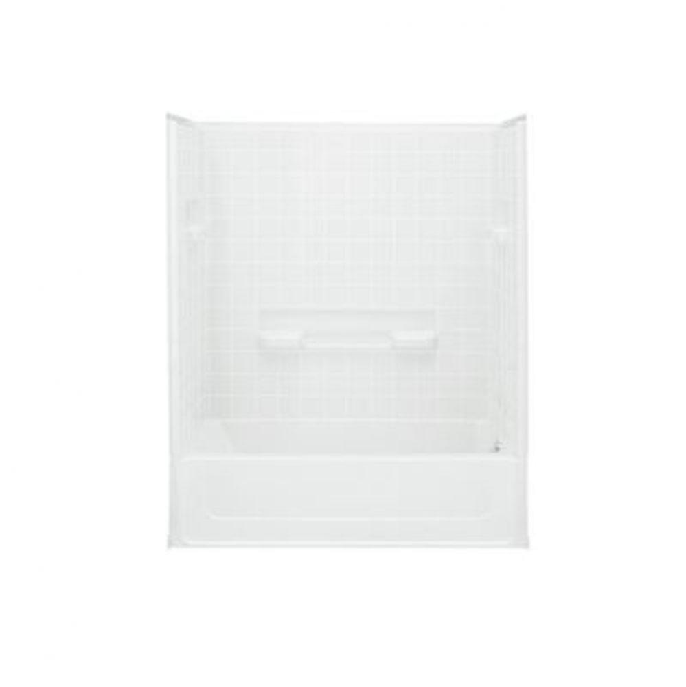 All Pro® Performa™ 60-1/4'' x 30'' bath/shower with right-hand drain