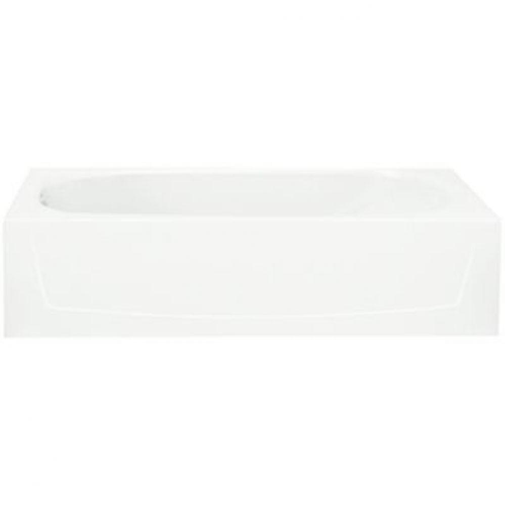 Performa™ 60-1/4'' x 29'' bath with above-floor drain and left-hand drain