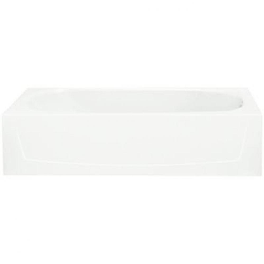 Performa™ 60-1/4'' x 29'' bath with above-floor drain and right-hand drain