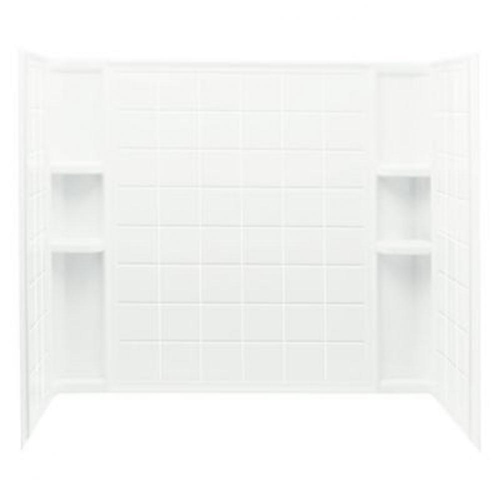 Ensemble™ 60'' x 33-1/4'' tile bath/shower wall set