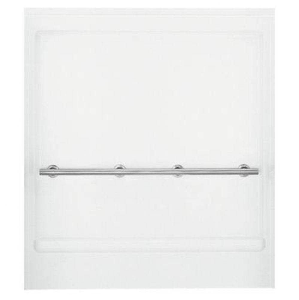 OC-S-63 63-1/4'' x 65-1/4'' shower back wall with grab bar