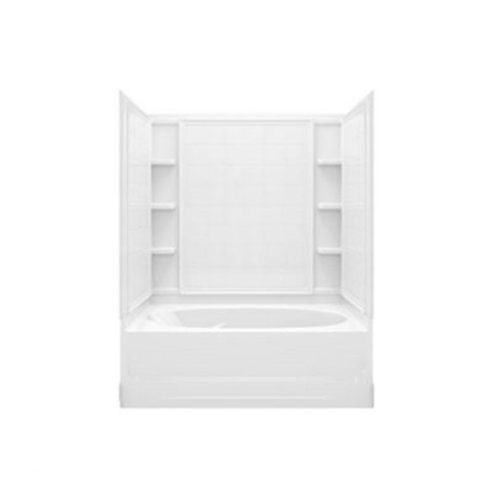 Ensemble™ 60-1/4'' x 36'' tile bath/shower with Aging in Place backerboards