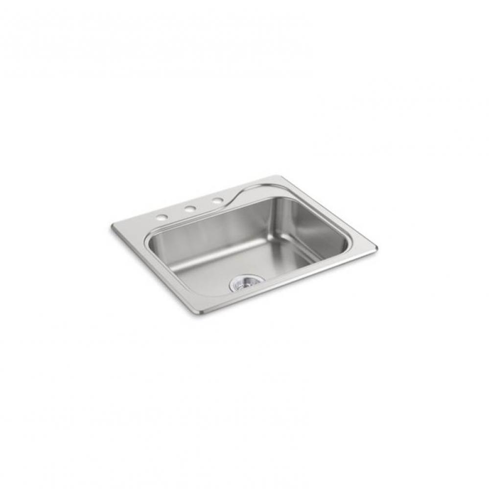 Southhaven® Top-Mount Single-Bowl Kitchen Sink, 25'' x 22'' x 6-1/2'