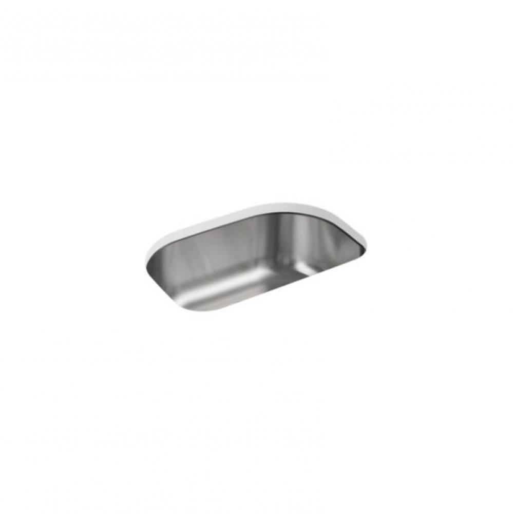 Cinch® 26-7/16'' x 16-13/16'' x 9-5/16'' Undermount single-bowl