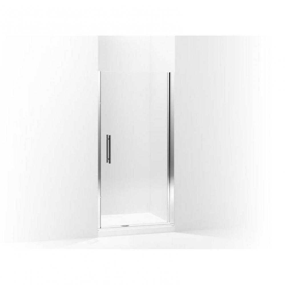 Finesse™ Peak® Headerless frameless pivot shower door 36'' max opening x 67'