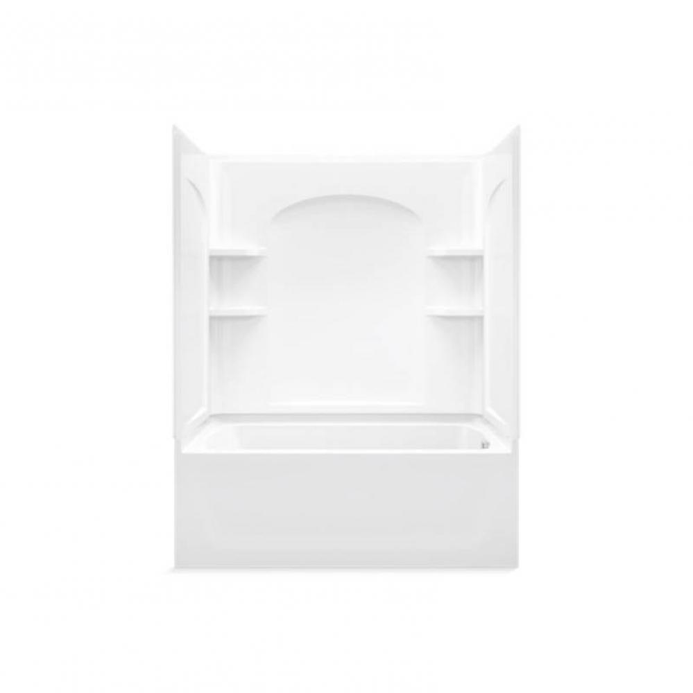 Ensemble™ 60-1/4'' x 32'' bath/shower with right-hand above-floor drain and